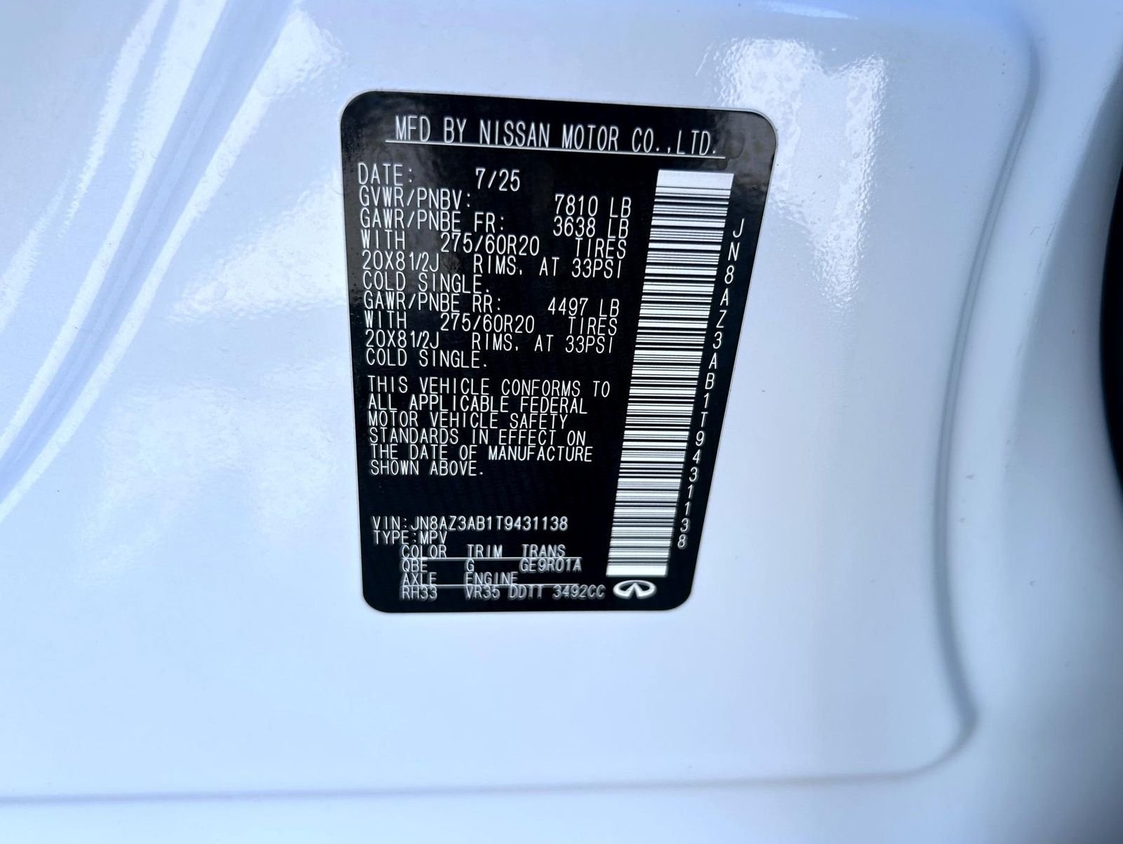 Used 2026 White INFINITI PURE image 23