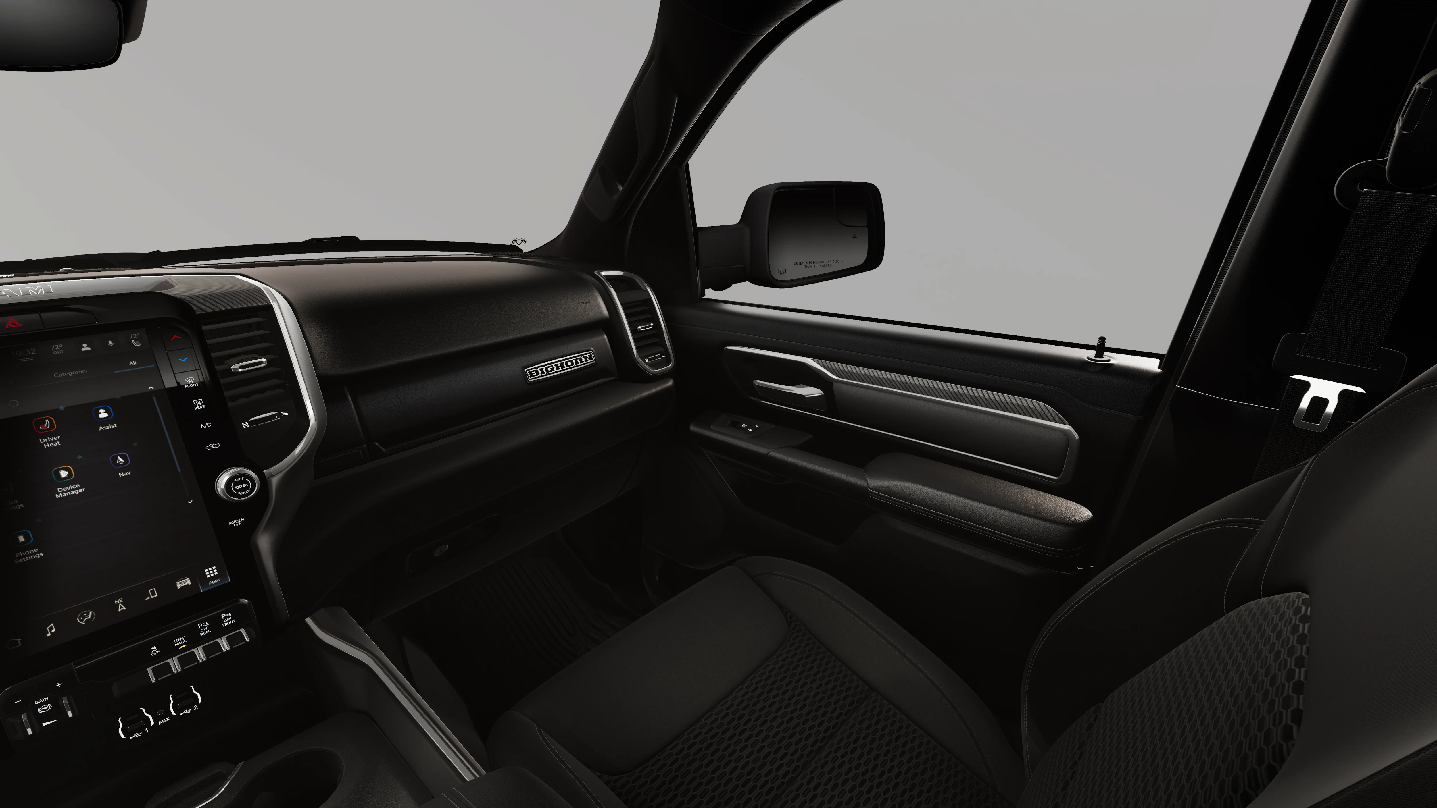 New 2026 Diamond Black Crystal Pearl-Coat Exterior Paint RAM Big Horn/Lone Star image 7
