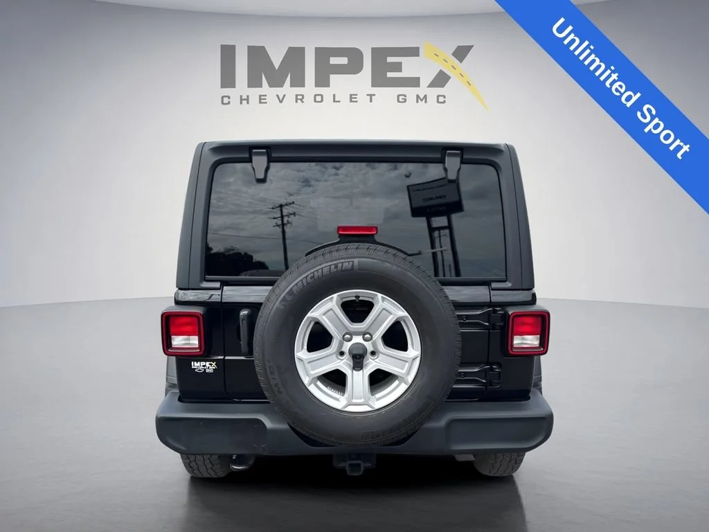 Used 2021 Black Jeep Unlimited Sport S image 4