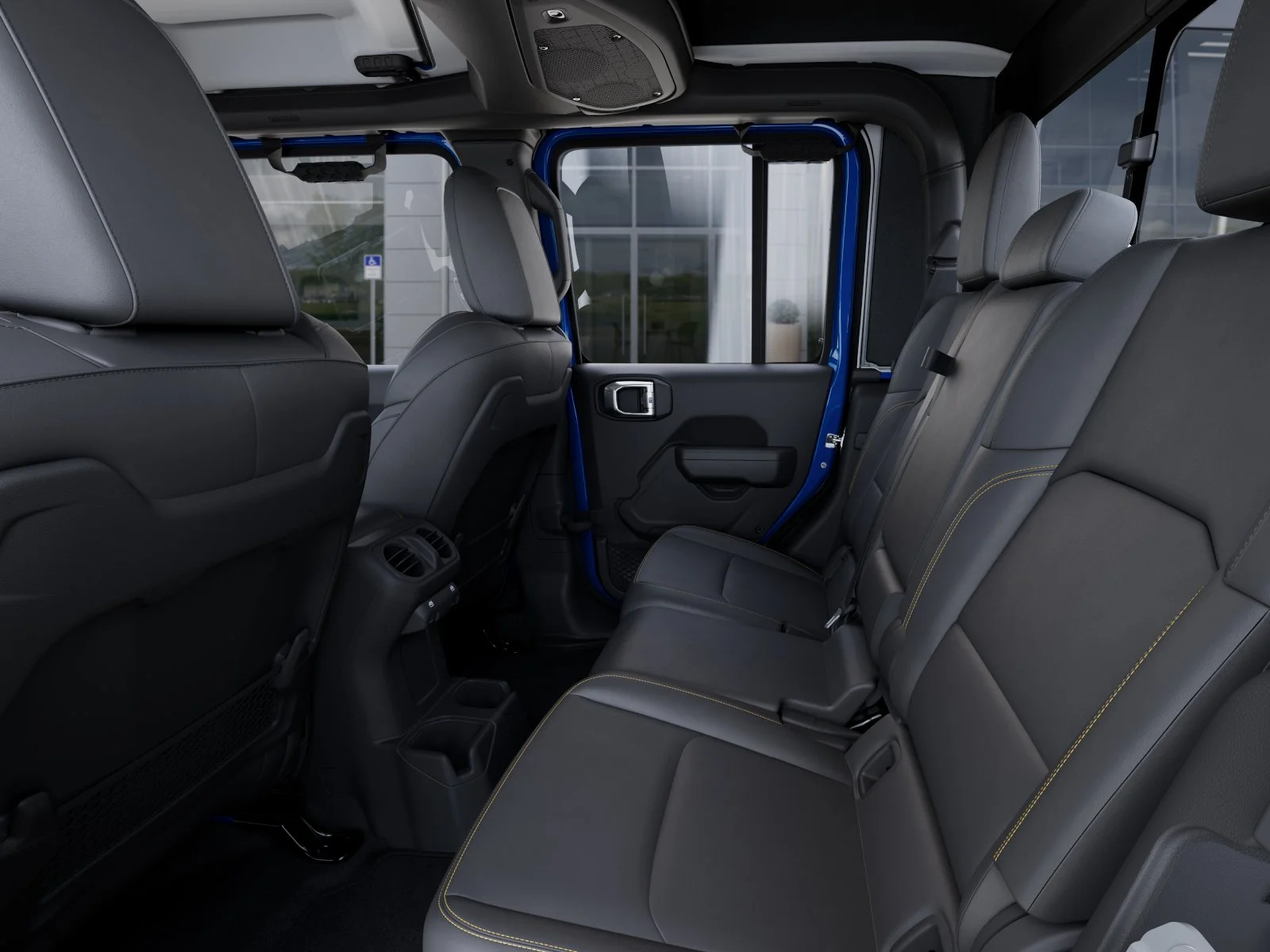 New 2026 Hydro Blue Pearl-Coat Exterior Paint Jeep Sahara image 23