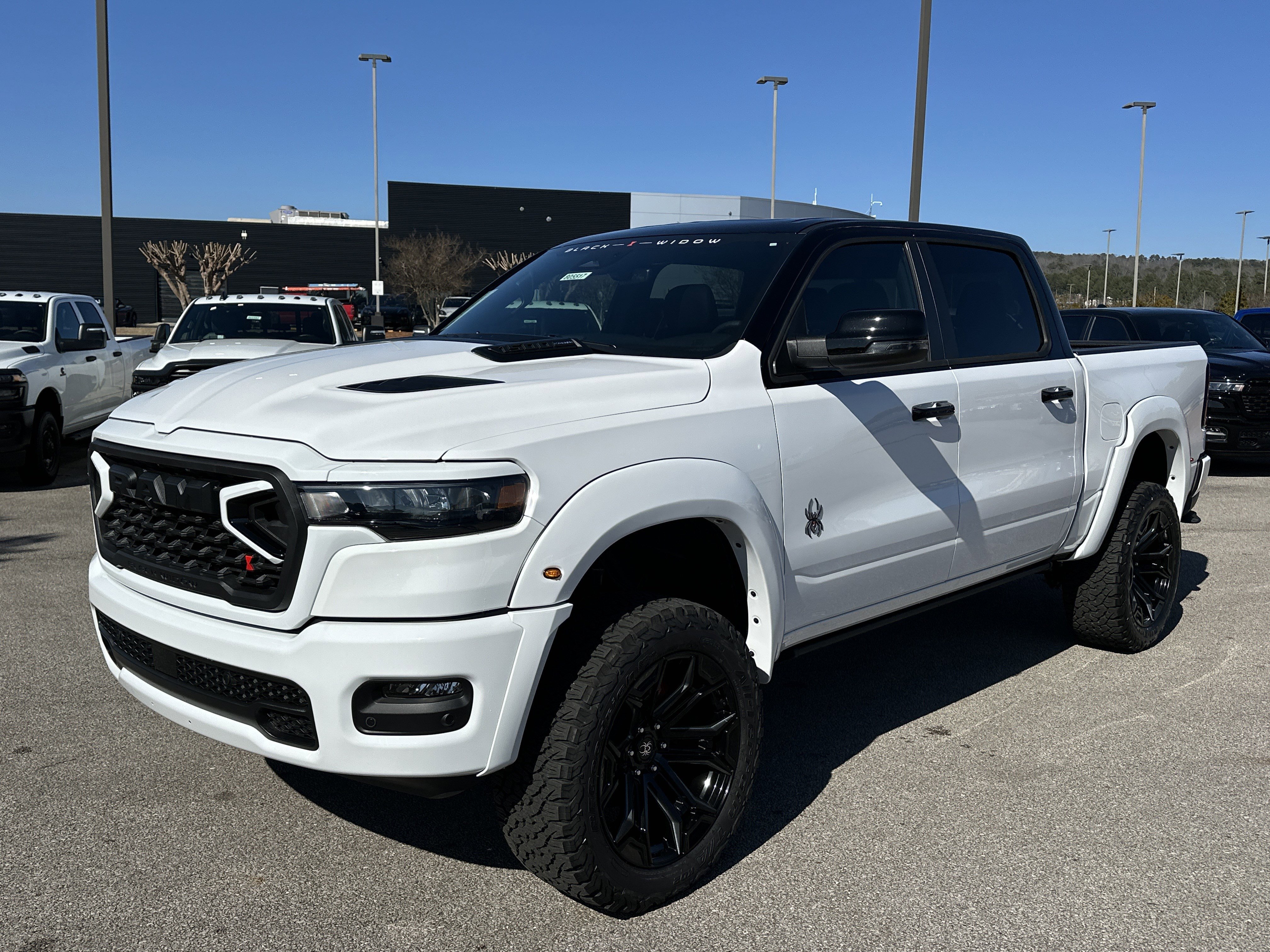 New 2026 Bright White Clear-Coat Exterior Paint RAM Big Horn/Lone Star image 3