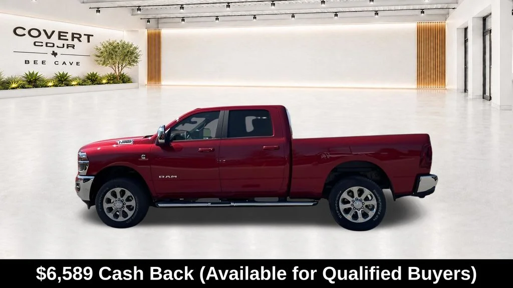 New 2026 Molten Red Pearl-Coat Exterior Paint RAM Laramie image 6