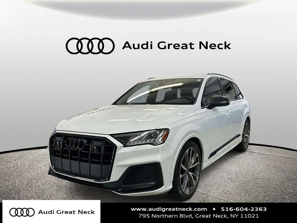 Certified Used 2023 White Audi Premium Plus image 1
