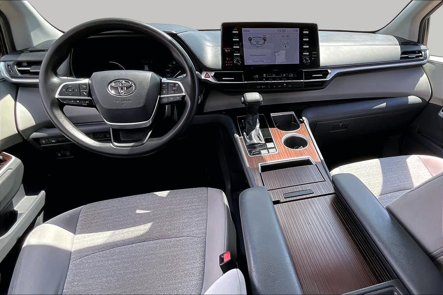 Certified Used 2021 Midnight Black Metallic Toyota LE image 12