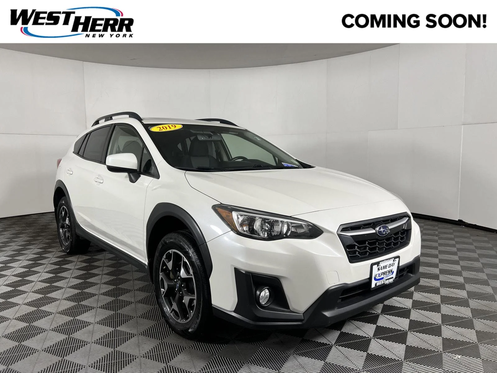 Used 2019 Crystal White Pearl Subaru Premium image 1