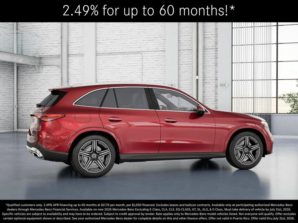 New 2026 MANUFAKTUR Patagonia Red Metallic Mercedes-Benz GLC 300 image 60