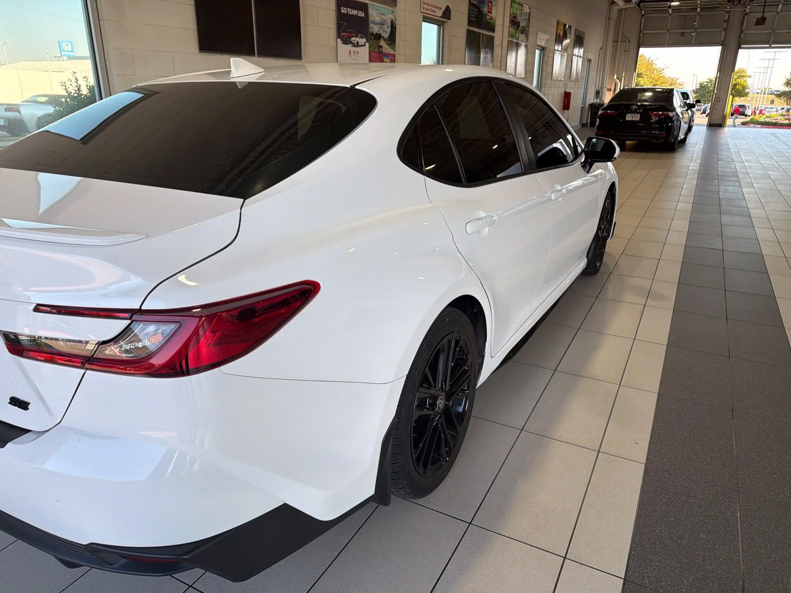 Used 2025 White Toyota SE image 19
