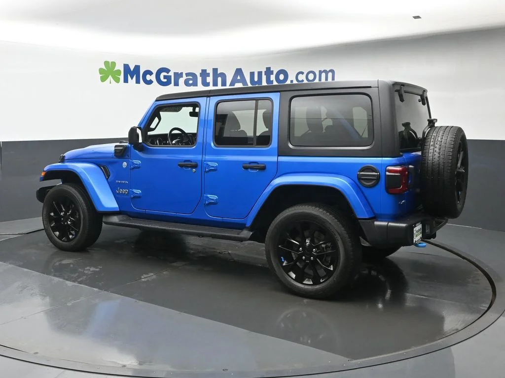Certified Used 2023 Blue Jeep Sahara 4xe image 25