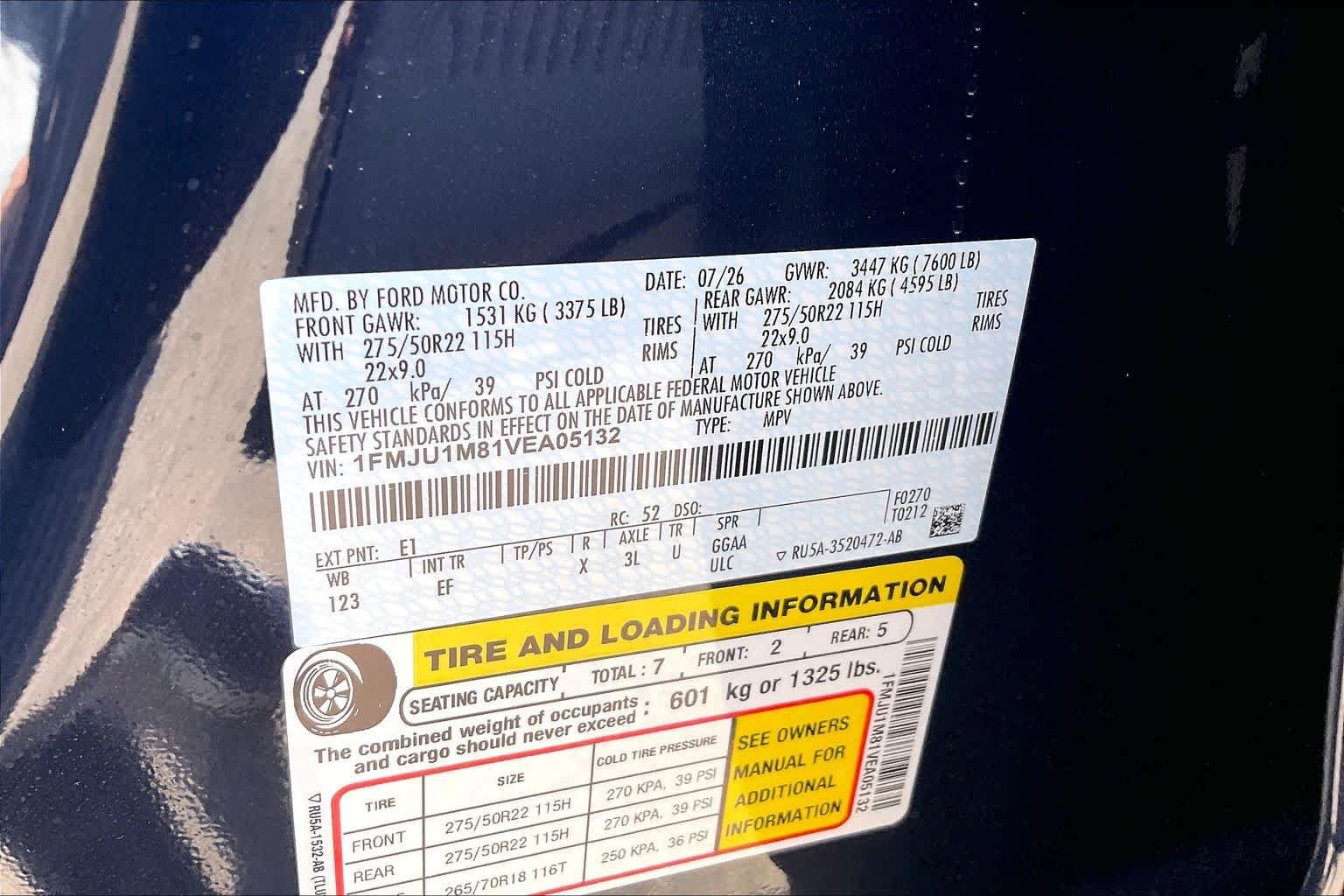 New 2027 Blue Ember Metallic Ford Platinum image 19