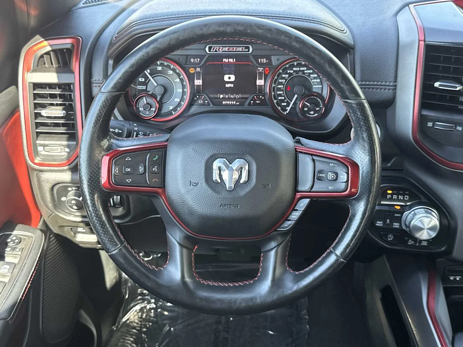 Used 2019 Granite Crystal Metallic Clearcoat Ram Rebel image 19