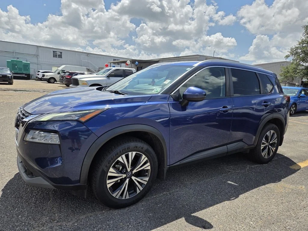 Used 2022 Blue Nissan SV image 1