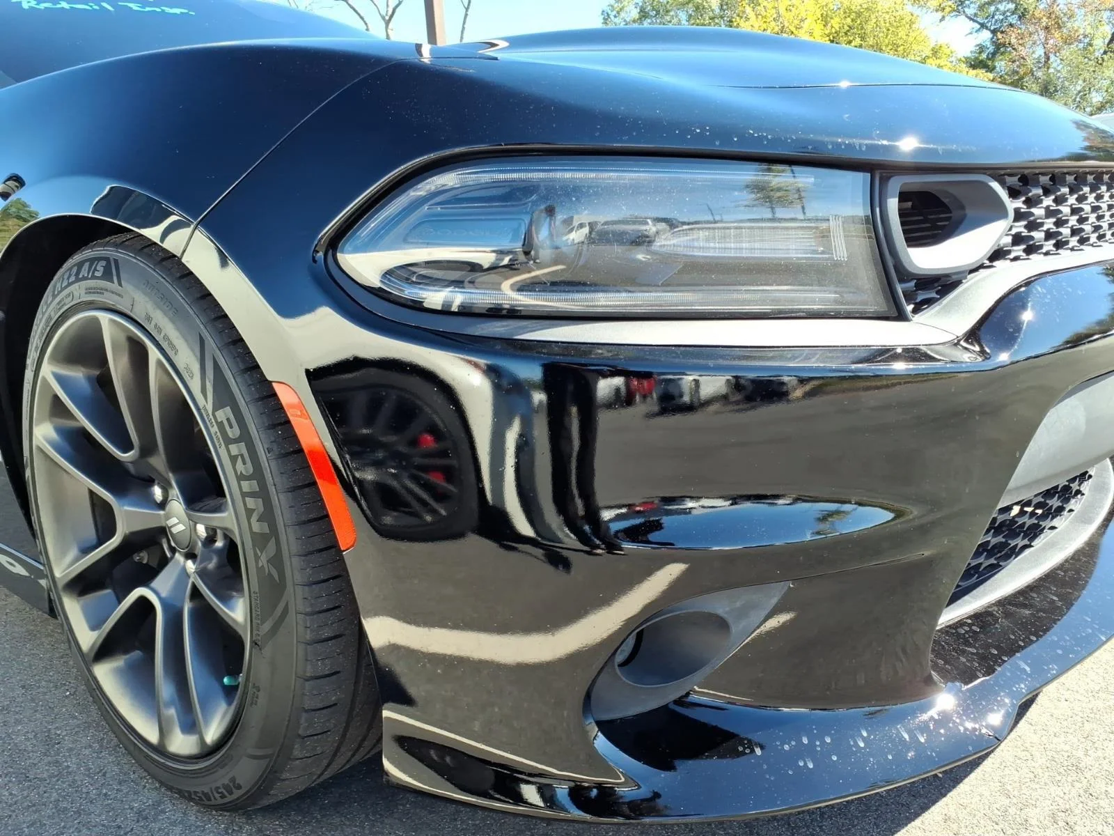 Used 2020 Pitch Black Clearcoat Dodge Scat Pack image 7