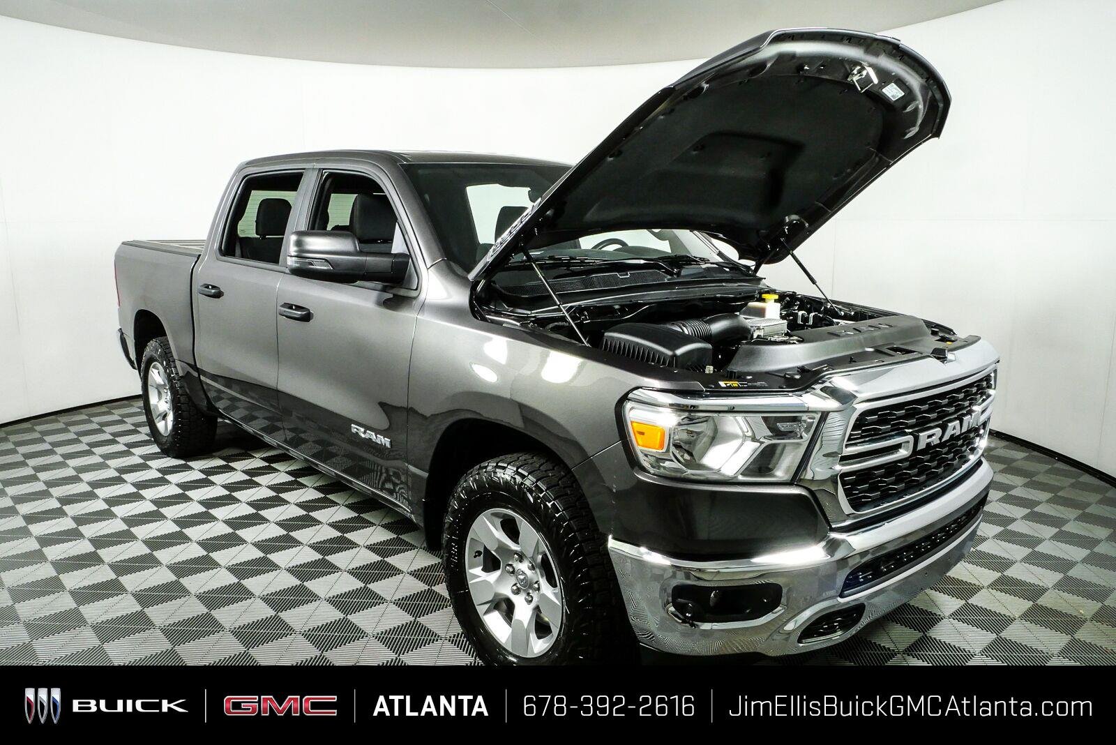 Used 2023 Granite Crystal Metallic Clearcoat Ram Big Horn image 32
