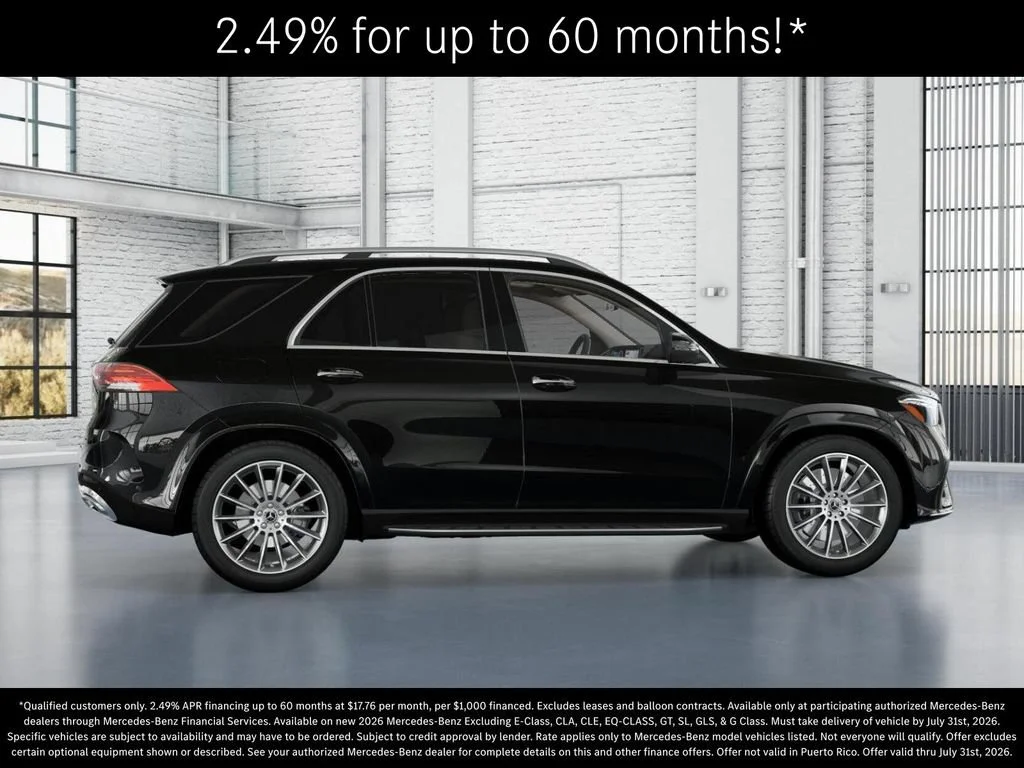 New 2026 Obsidian Black Metallic Mercedes-Benz GLE 450 image 17