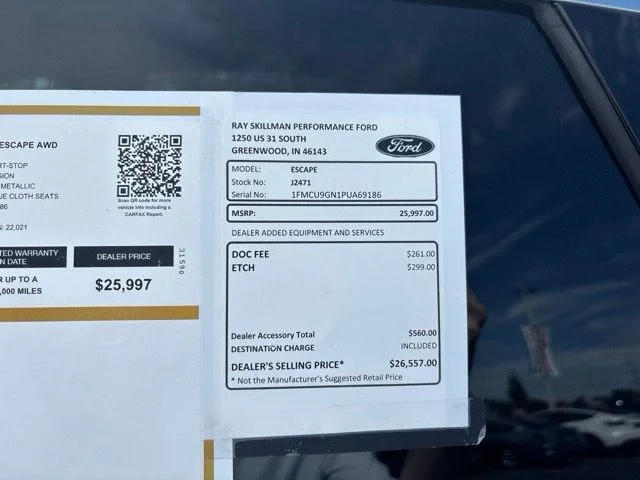 Certified Used 2023 Atlas Blue Metallic Ford Active image 2