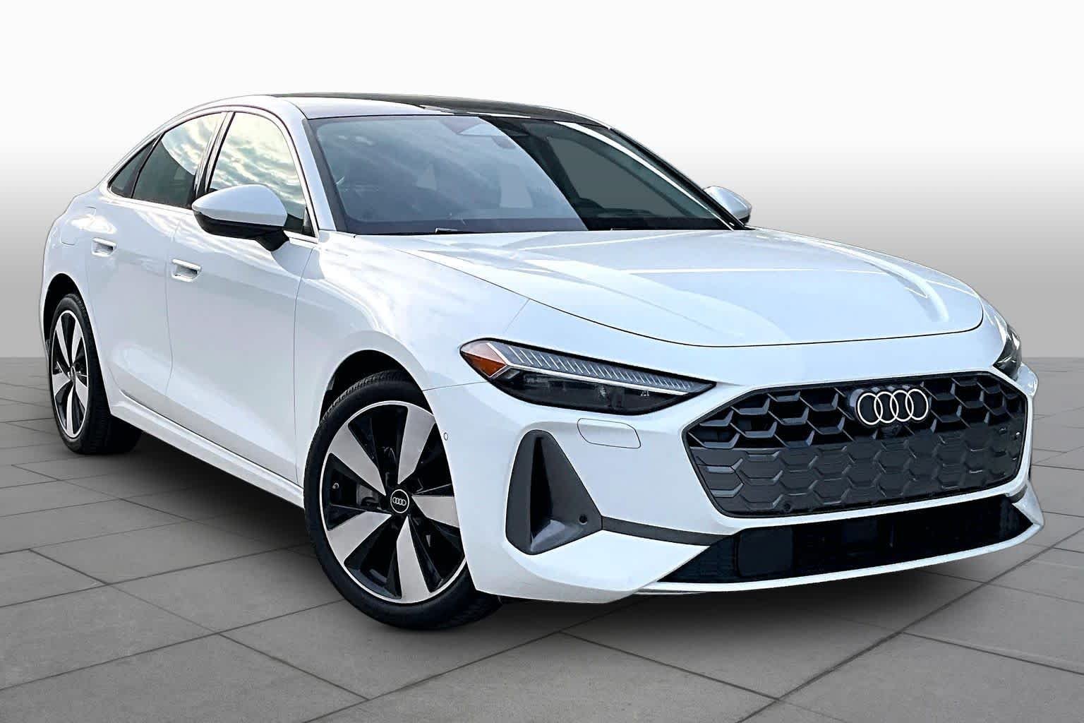 Used 2025 Glacier White Metallic Audi Premium Plus image 3