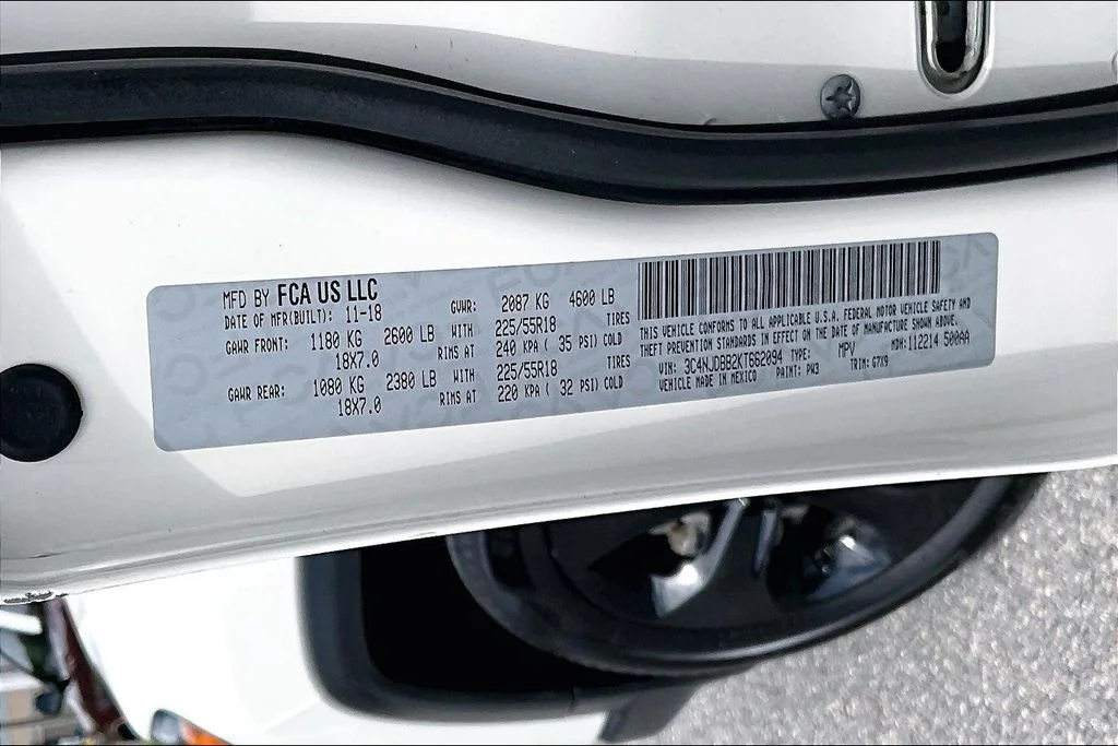 Certified Used 2019 White Jeep Latitude image 19
