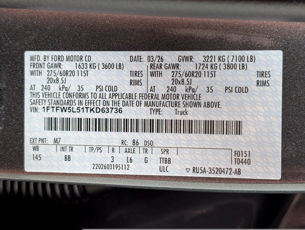 New 2026 Carbonized Gray Metallic Ford Lariat® image 33