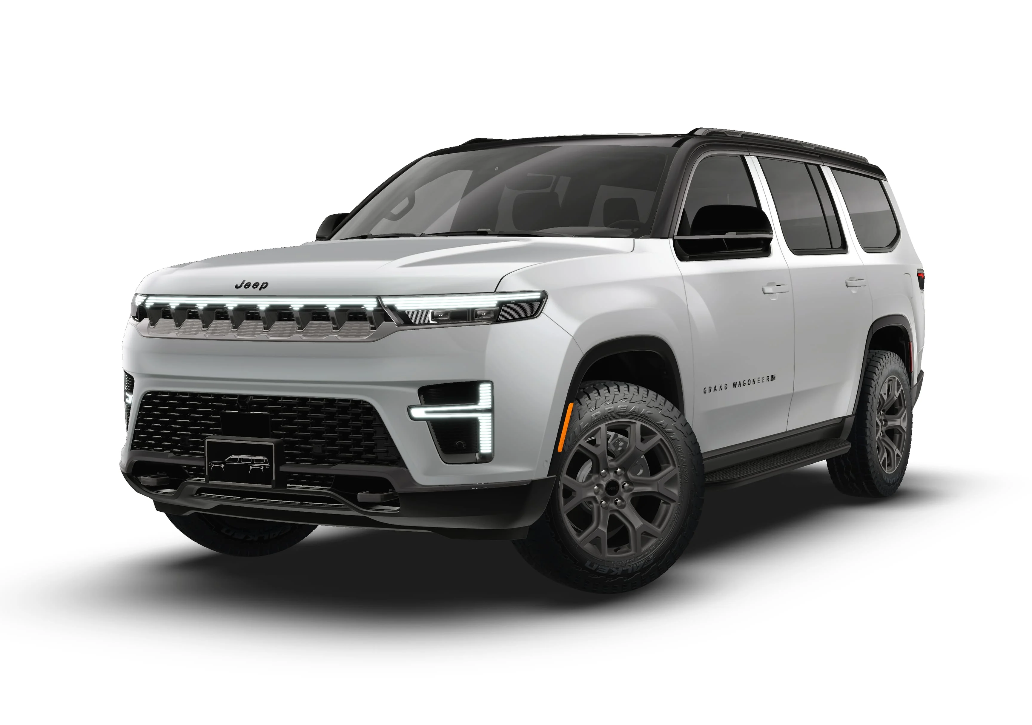 New 2026 Bright White Clear-Coat Exterior Paint Jeep Grand Wagoneer image 13