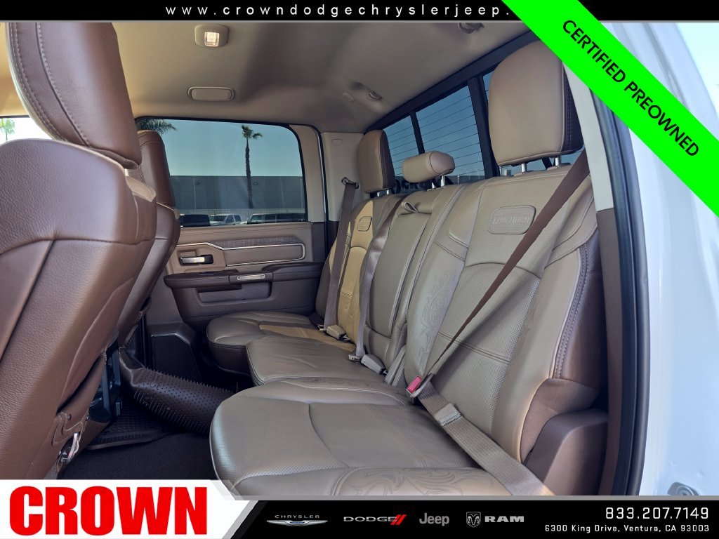 Certified Used 2021 White Ram Limited Longhorn image 18