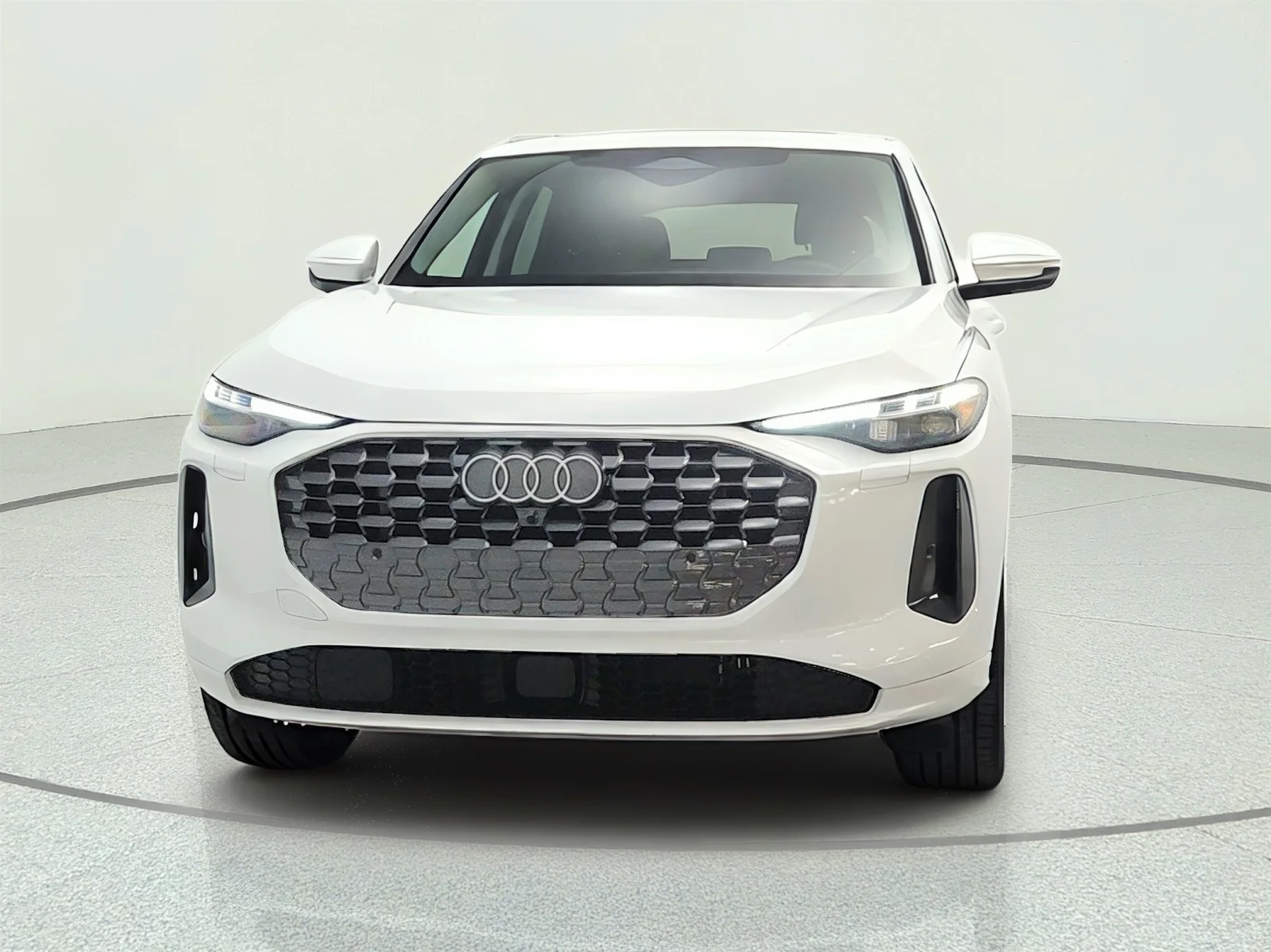 Used 2025 Glacier White Metallic Audi Premium Plus image 2