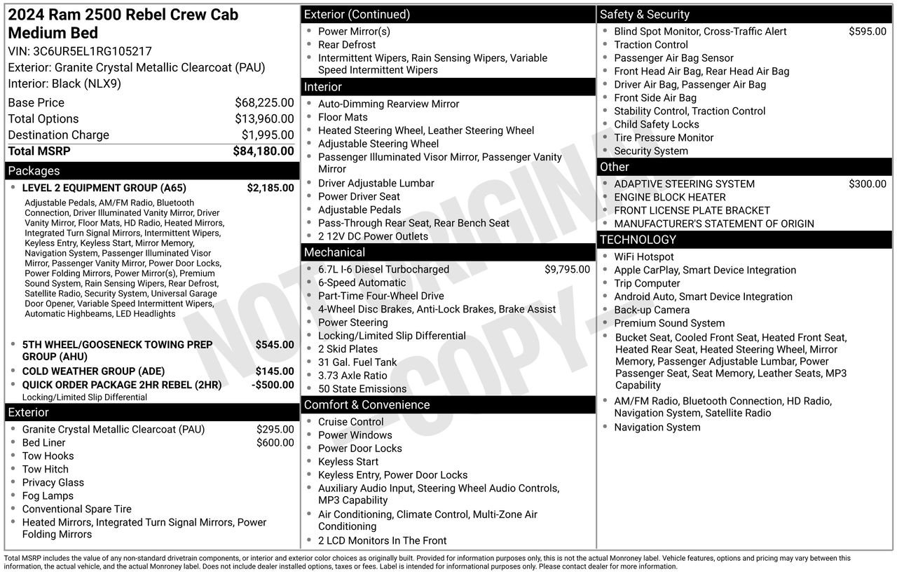 Used 2024 Gray Ram Rebel image 39