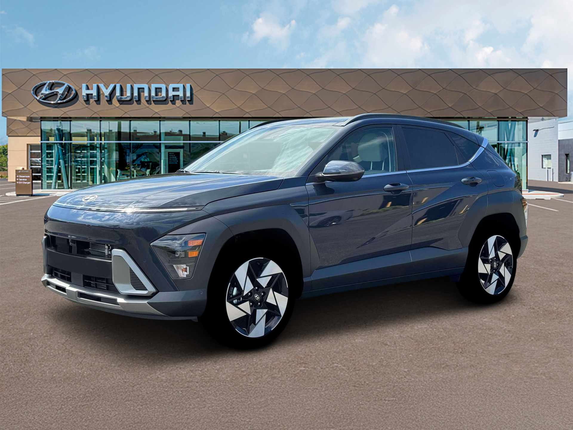 New 2026 Blue Hyundai Limited AWD image 2