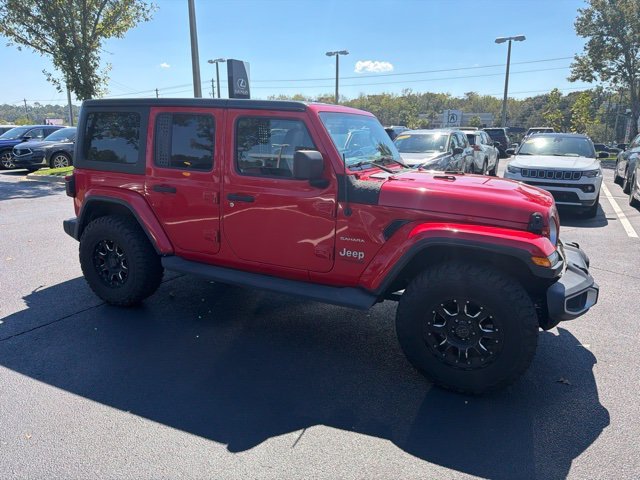 Used 2019 Red Jeep Unlimited Sahara image 4