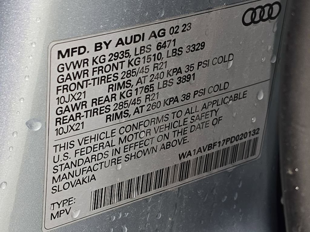 Used 2023 Silver Audi 55 Premium image 38