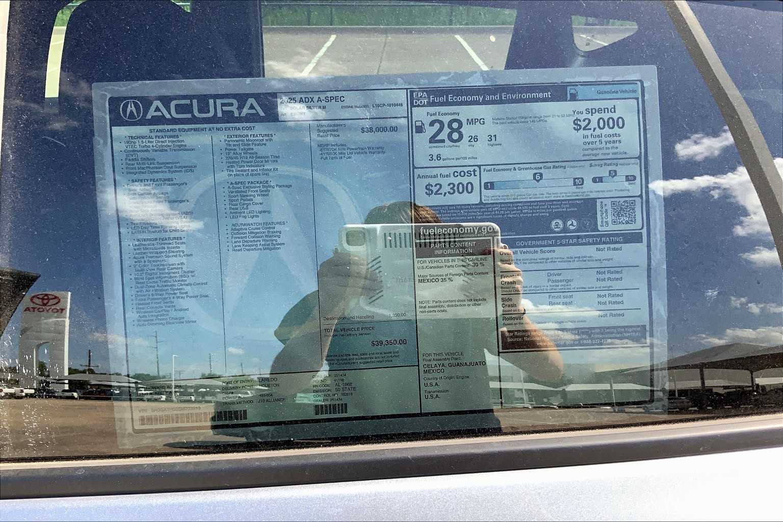 2025 Acura ADX A-Spec Package - Photo 17