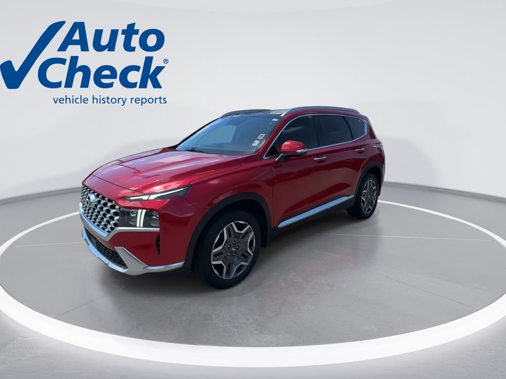 Used 2022 Calypso Red Hyundai Limited image 4