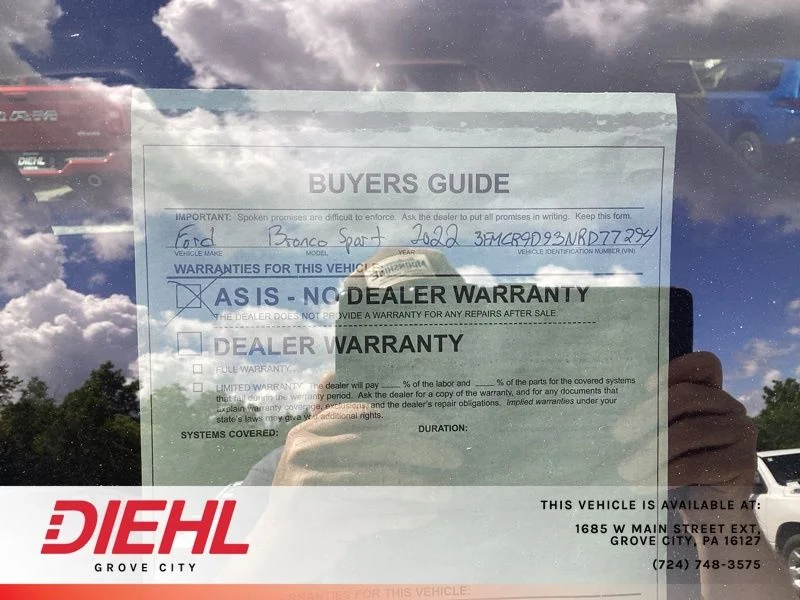 Used 2022 White Ford Badlands image 12