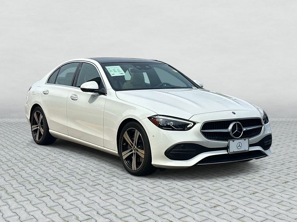 Certified Used 2024 MANUFAKTUR Moonlight White Metallic Mercedes-Benz C 300 image 3