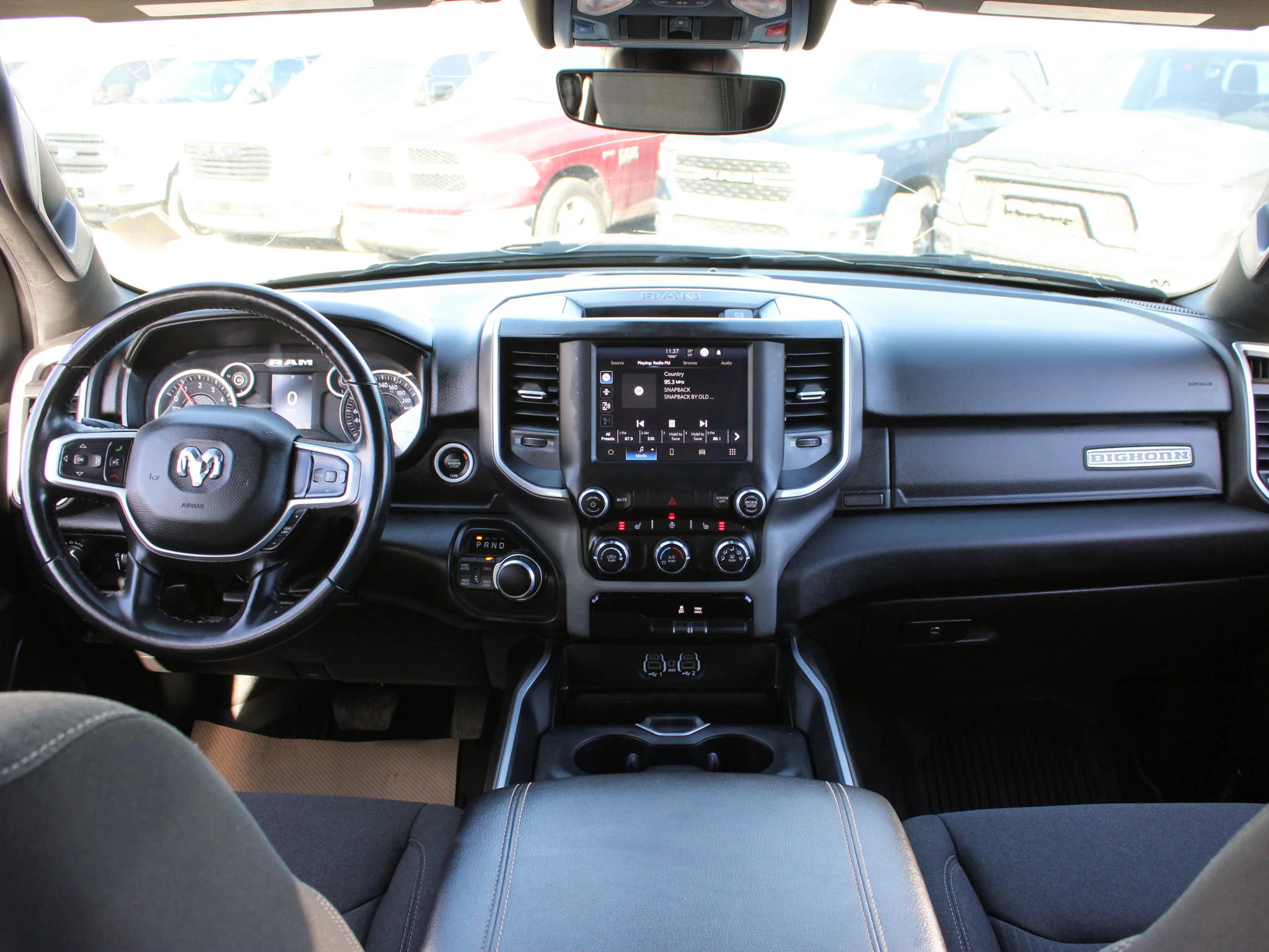 Certified Used 2023 Grey RAM Big Horn * No Accidents | Heated Seats | HEMI V8 | Apple CarPlay | Tonneau Cover image 4