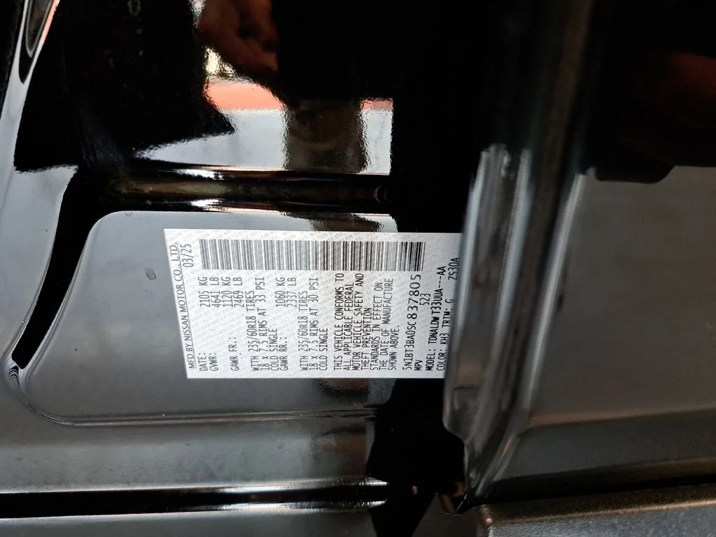 Used 2025 Black Nissan SV image 40