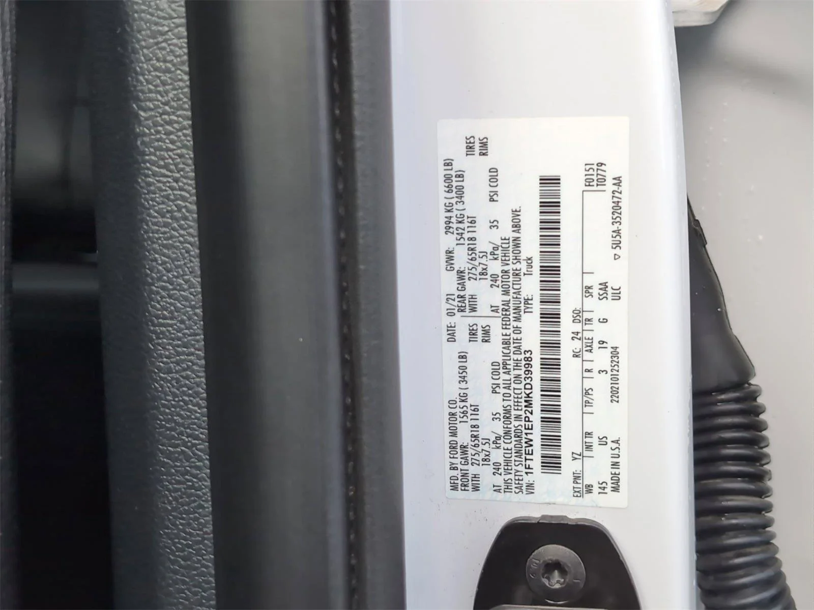 Used 2021 Oxford White Ford XLT image 10