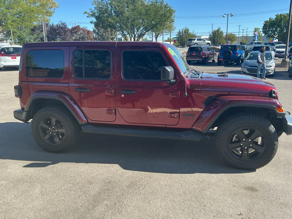 Used 2021 Snazzberry Pearl Jeep Unlimited Altitude image 4