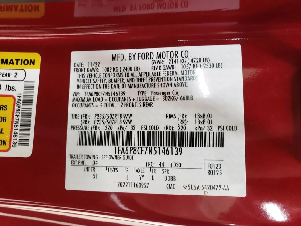 Certified Used 2022 Red Metallic Ford GT Premium image 27