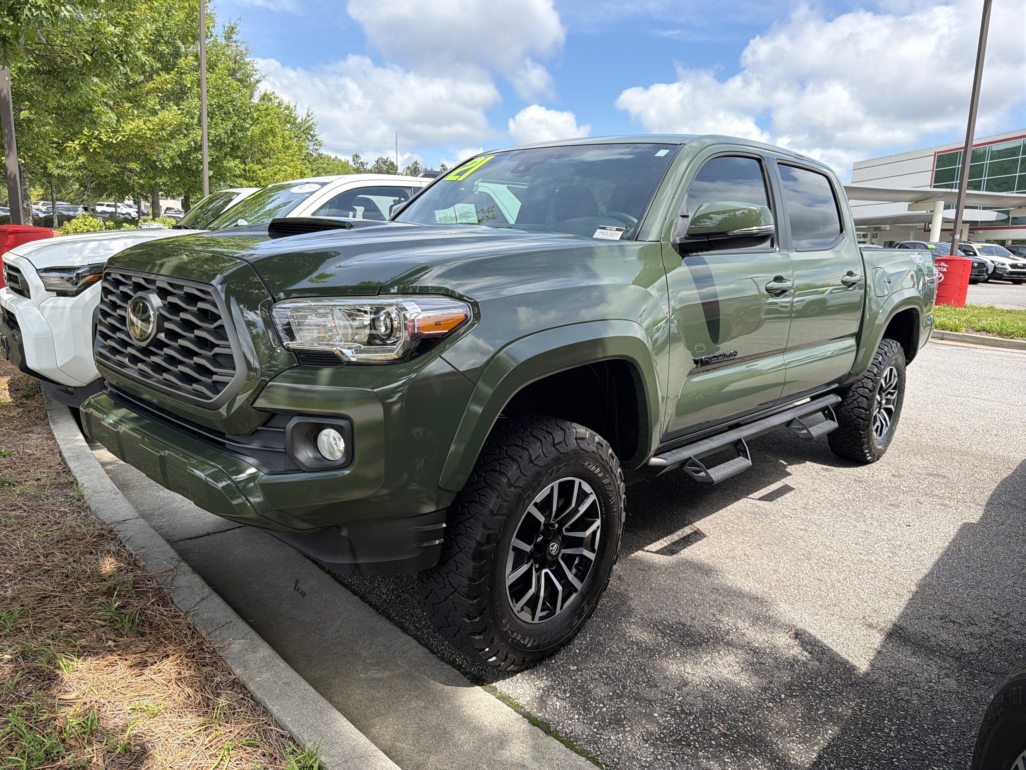 Used 2021 Army Green Toyota TRD Sport image 3