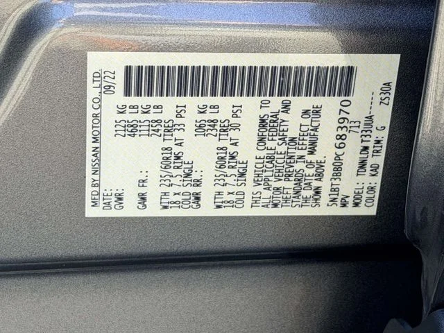 Used 2023 Gray Nissan SV image 25