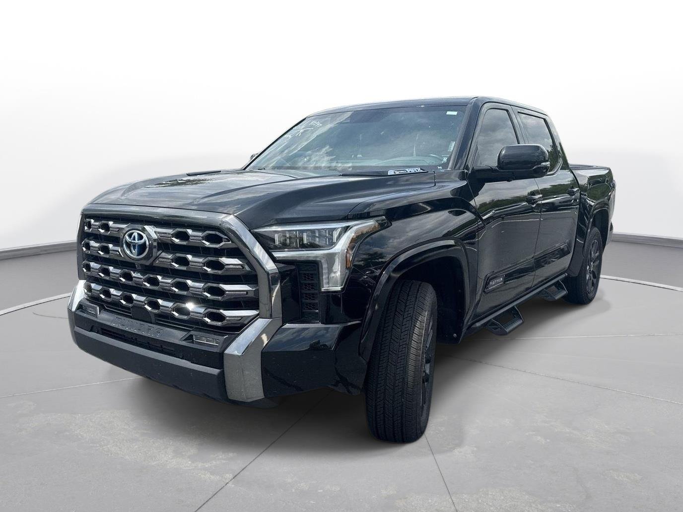 Used 2024 Midnight Black Metallic Toyota Platinum Hybrid image 2