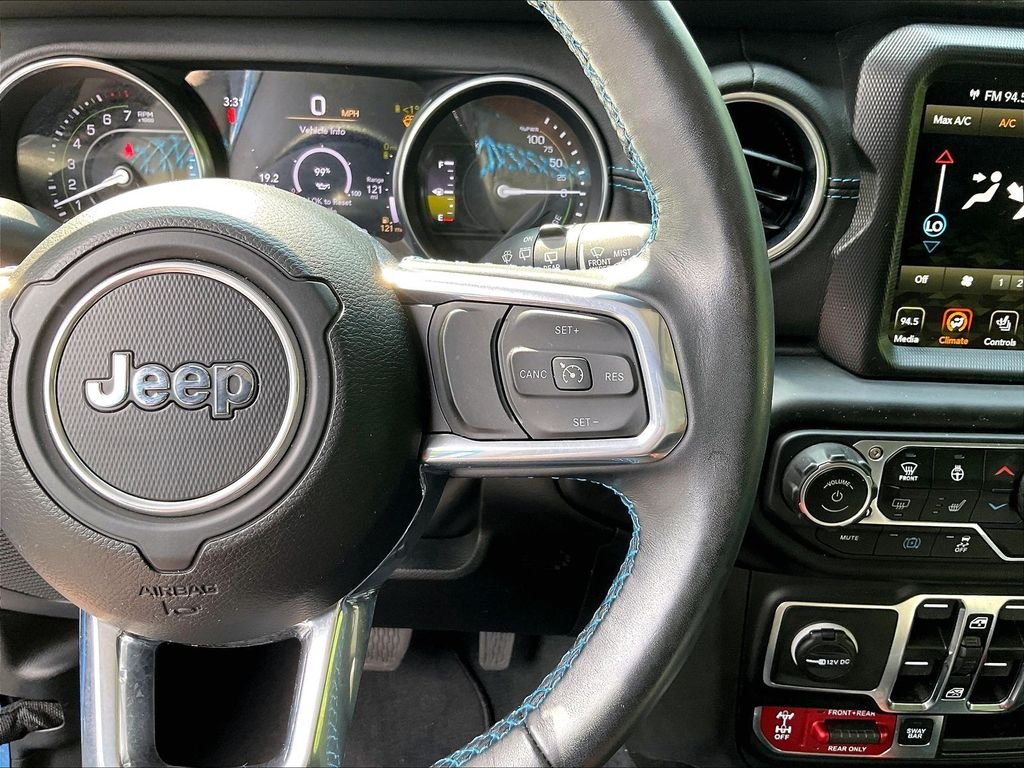Used 2023 Blue Jeep Rubicon 4xe image 23