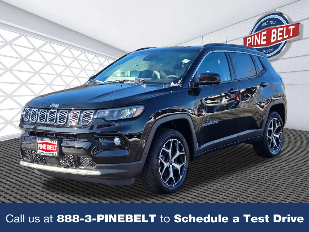 Used 2026 Diamond Black Crystal Pearl Coat Jeep Limited image 1