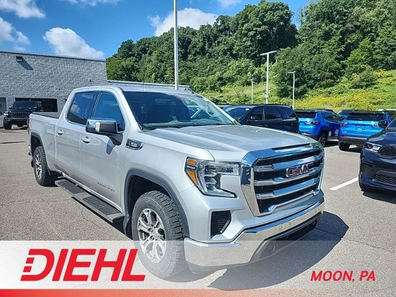 Used 2021 Silver GMC SLE image 1