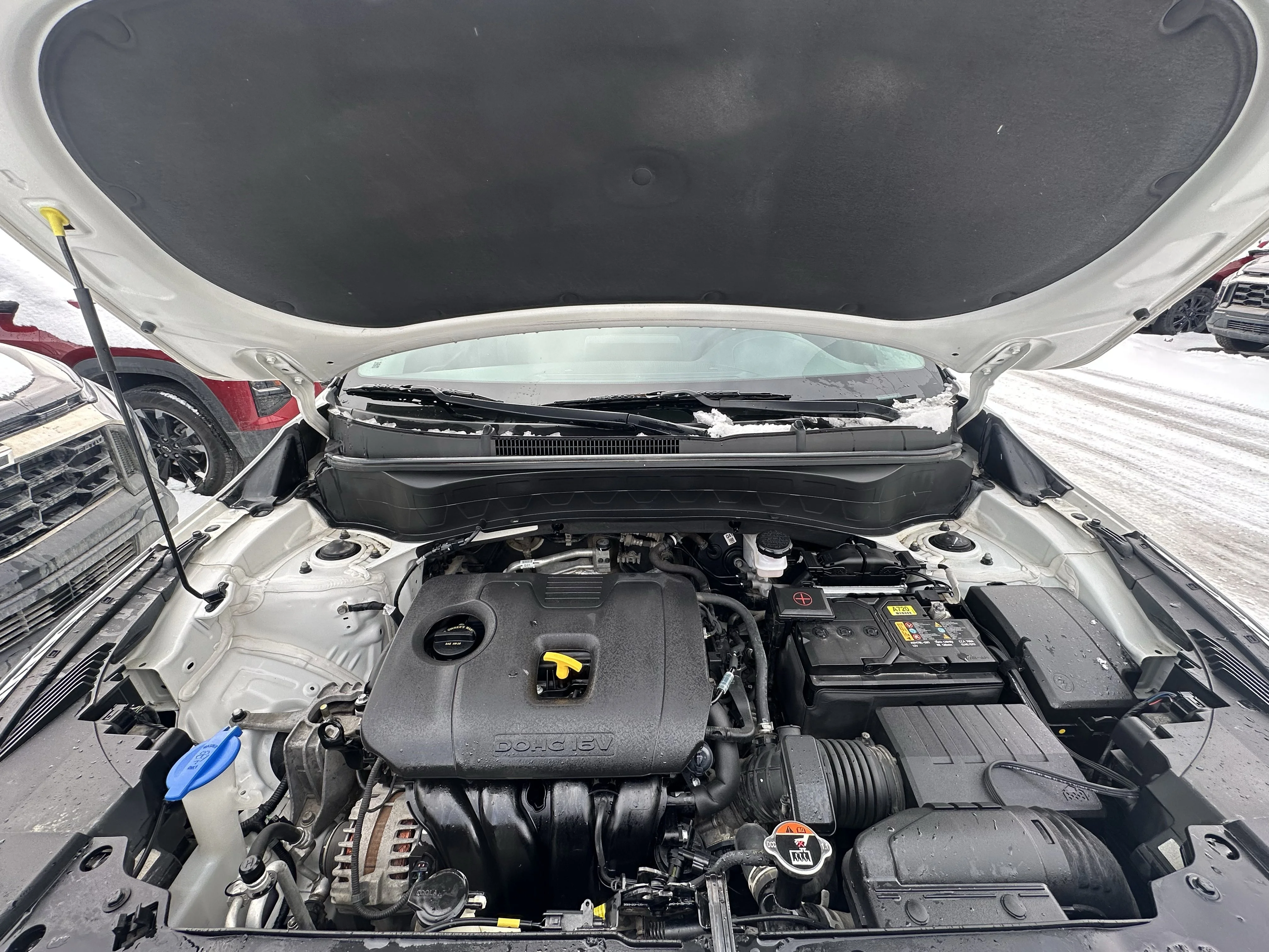 Certified Used 2021 White Kia LX image 7
