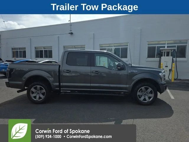 Used 2018 Magnetic Metallic Ford Lariat image 3