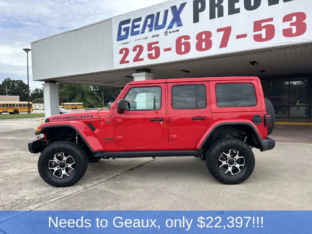 Used 2018 Red Jeep Unlimited Rubicon image 14