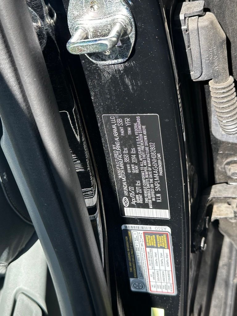 Used 2022 Black Hyundai SEL image 21