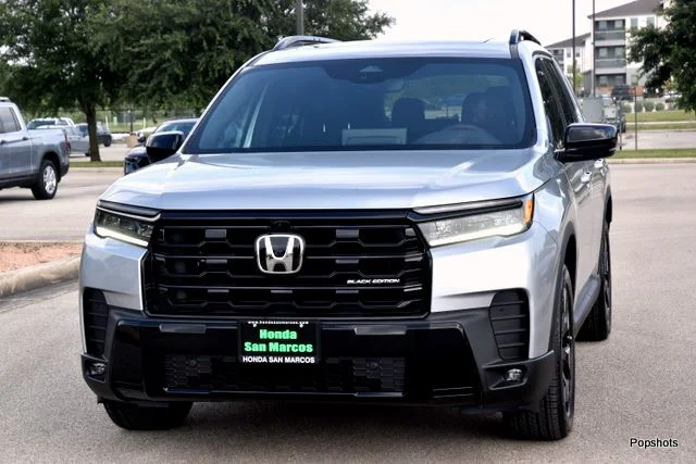 New 2026 Solar Silver Metallic Honda AWD Black Edition image 1