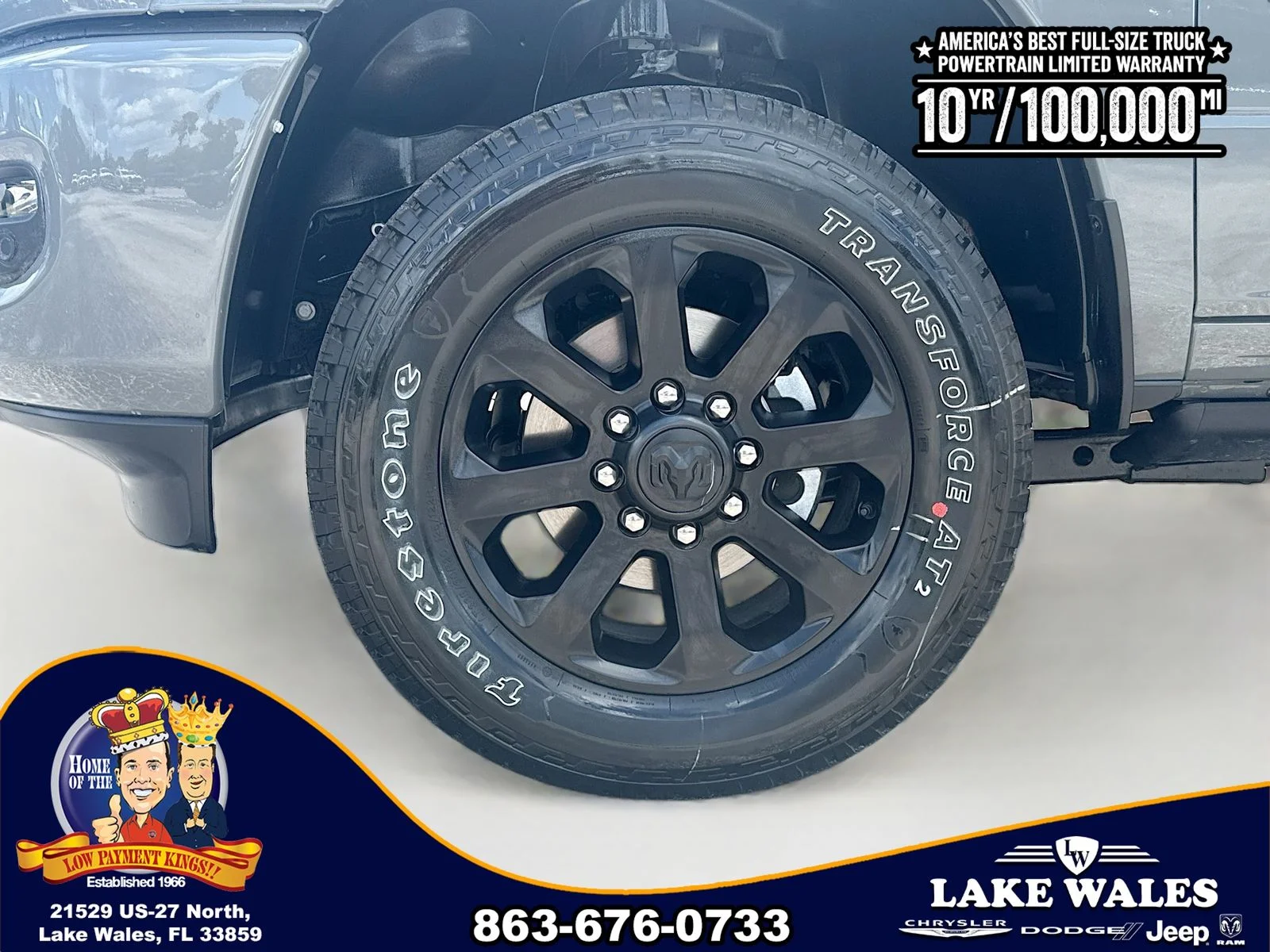 New 2026 Ceramic Gray Clear-Coat Exterior Paint RAM LARAMIE image 30